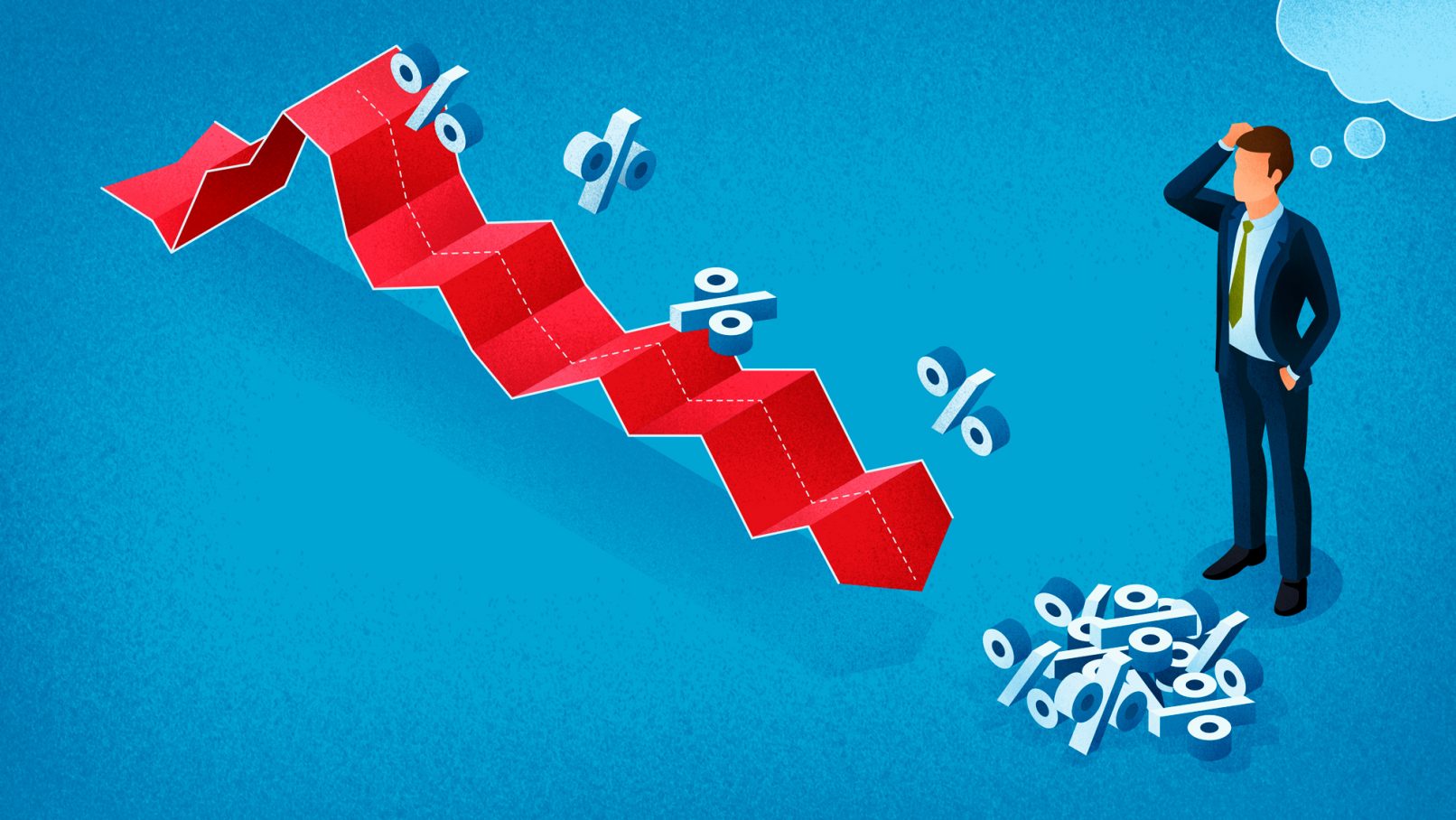 ERSTE Bank Erklärfilm Illustration