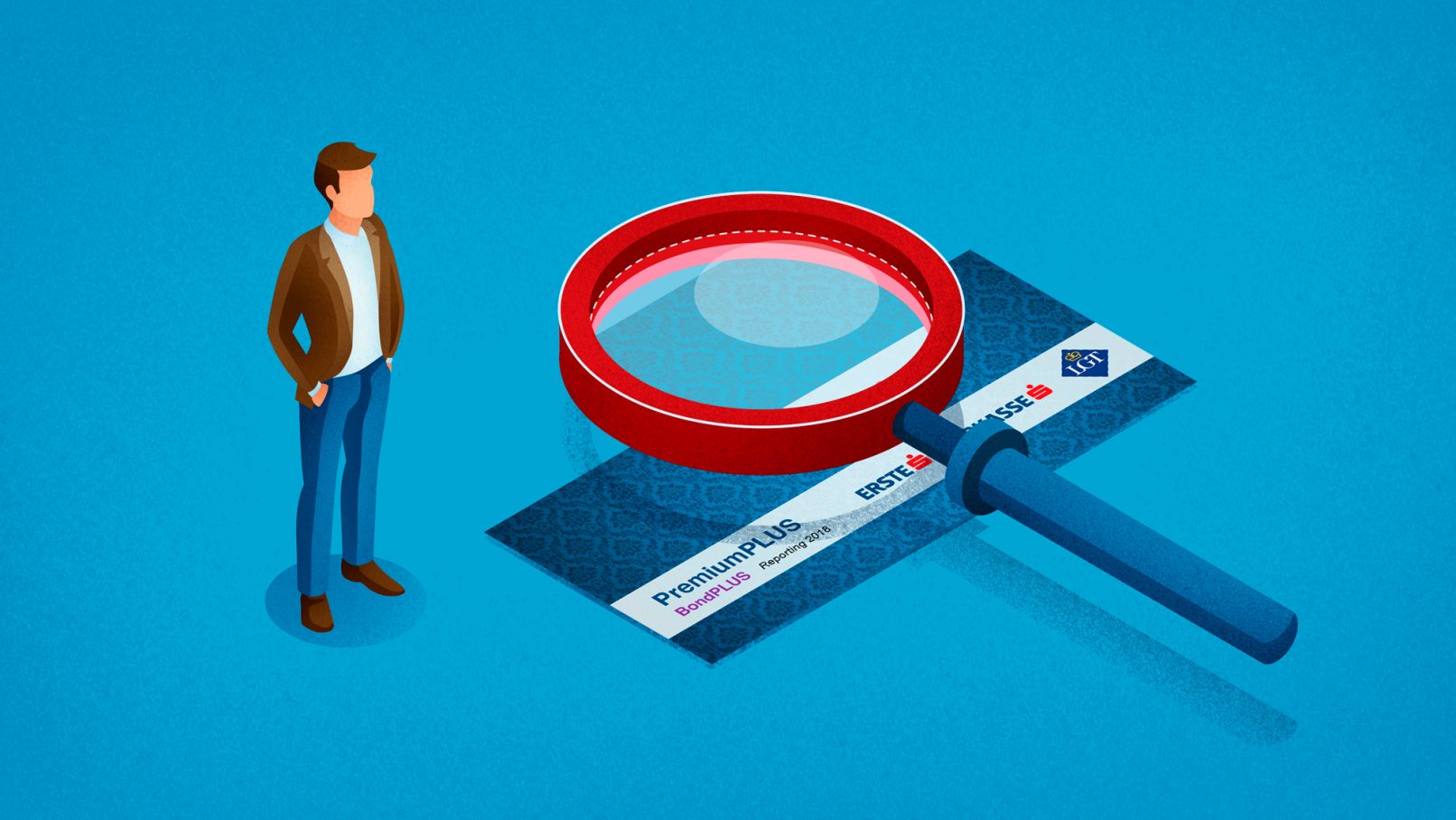 ERSTE Bank Erklärfilm Illustration