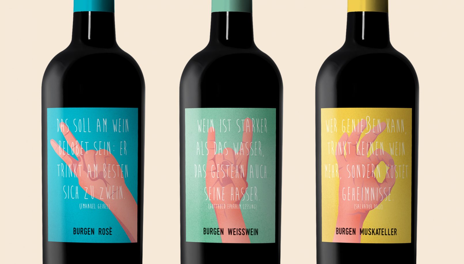 Weinetiketten Design