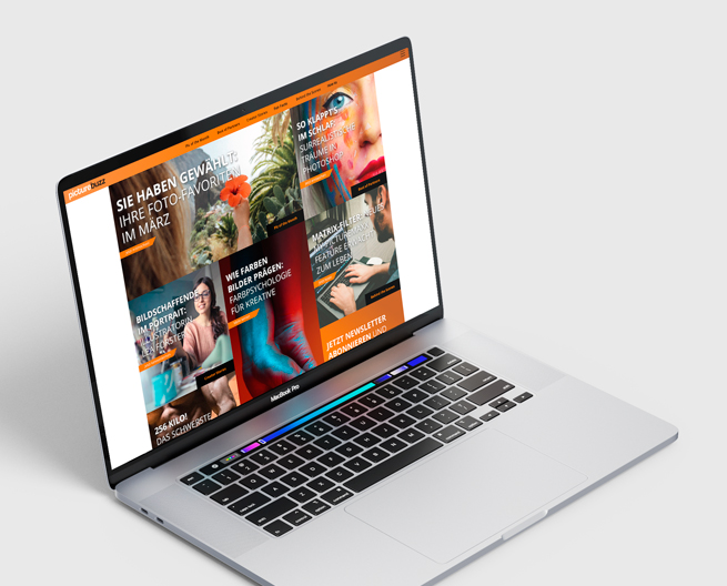 Picturemaxx Content Hub Webdesign