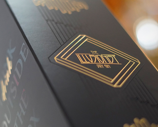 Illusionist Gin Packaging Design