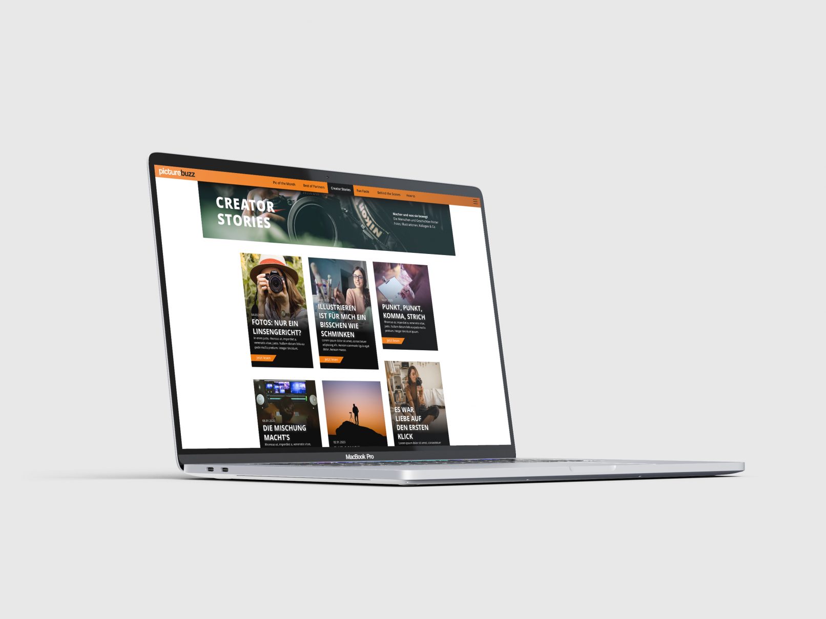 Picturemaxx Content Hub Webdesign