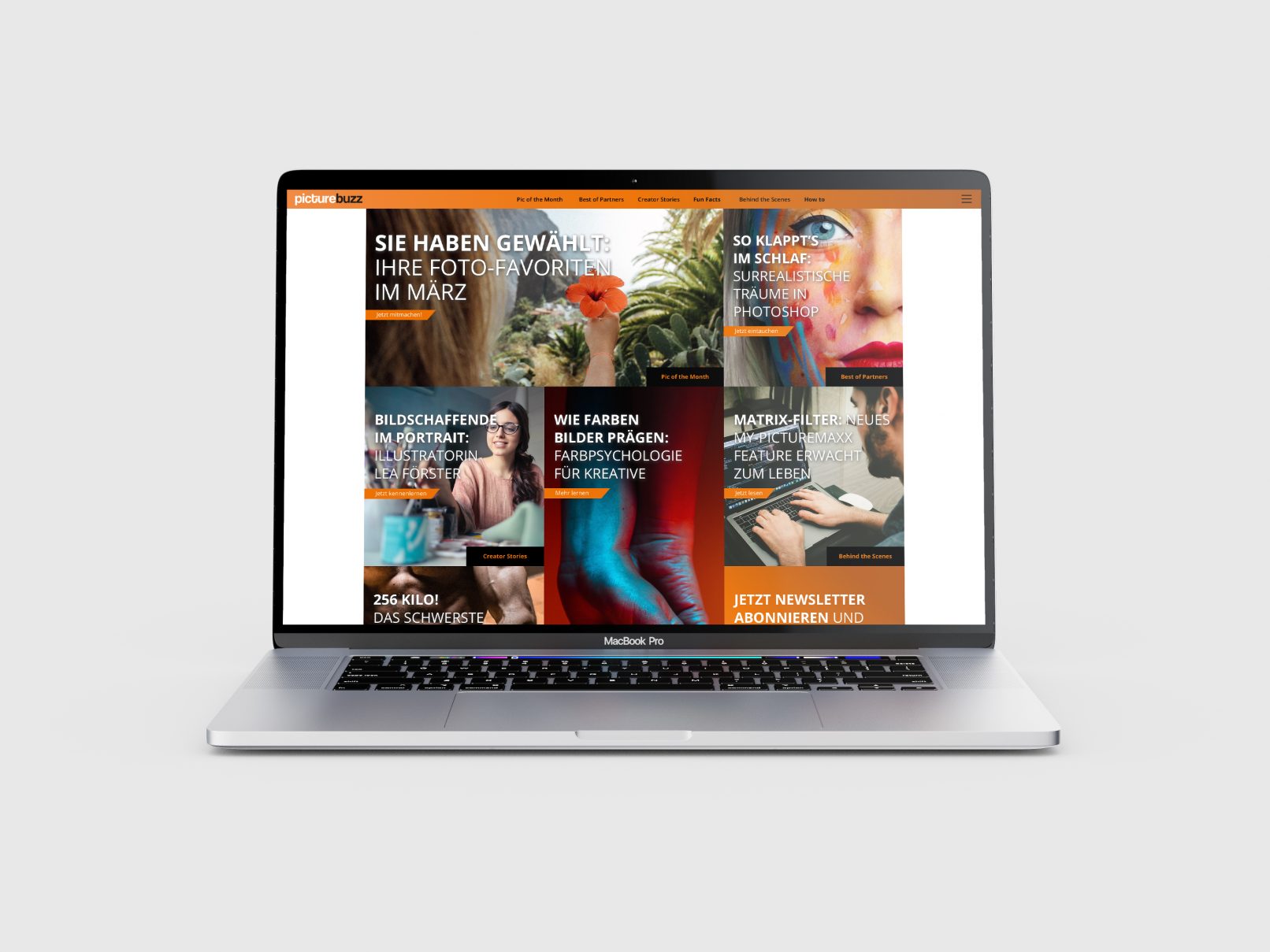 Picturemaxx Content Hub Webdesign