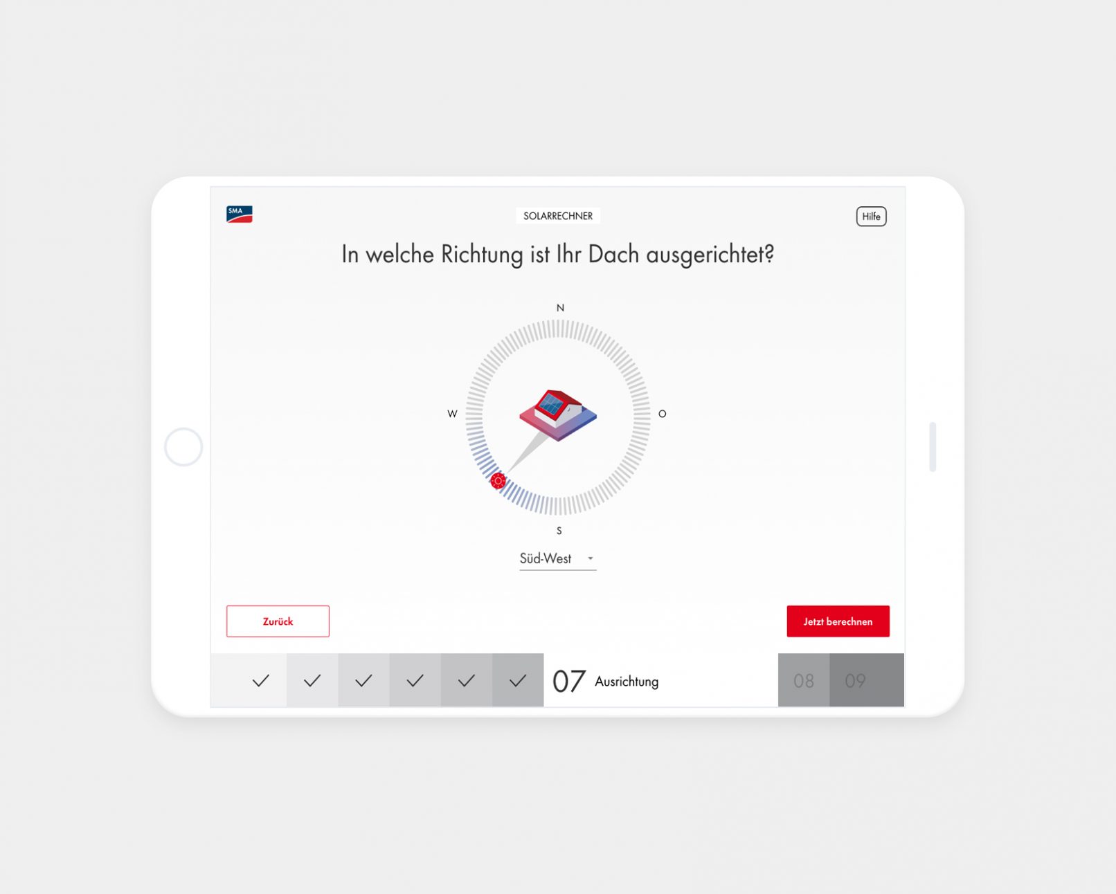 sma Energy Calculator UX/UI Design