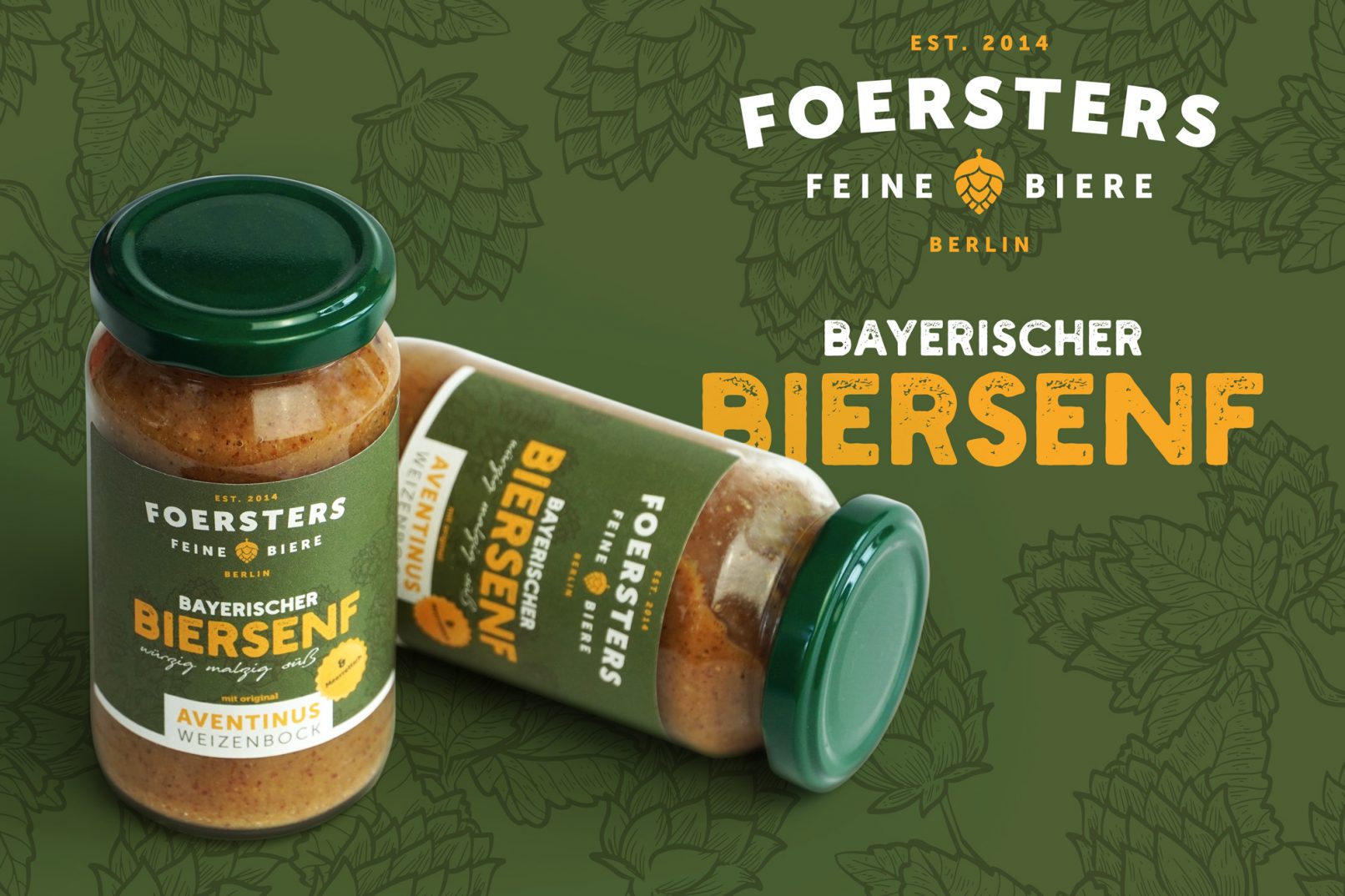Biersenf Etikett Design