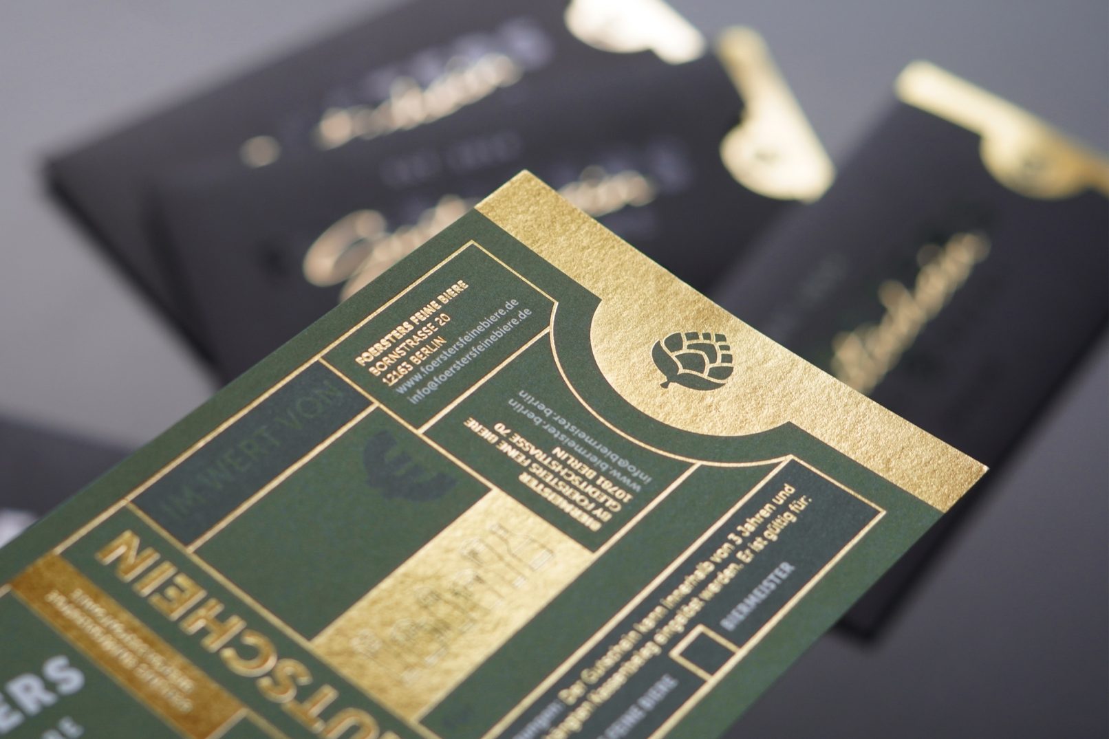 Premiumgutschein Design