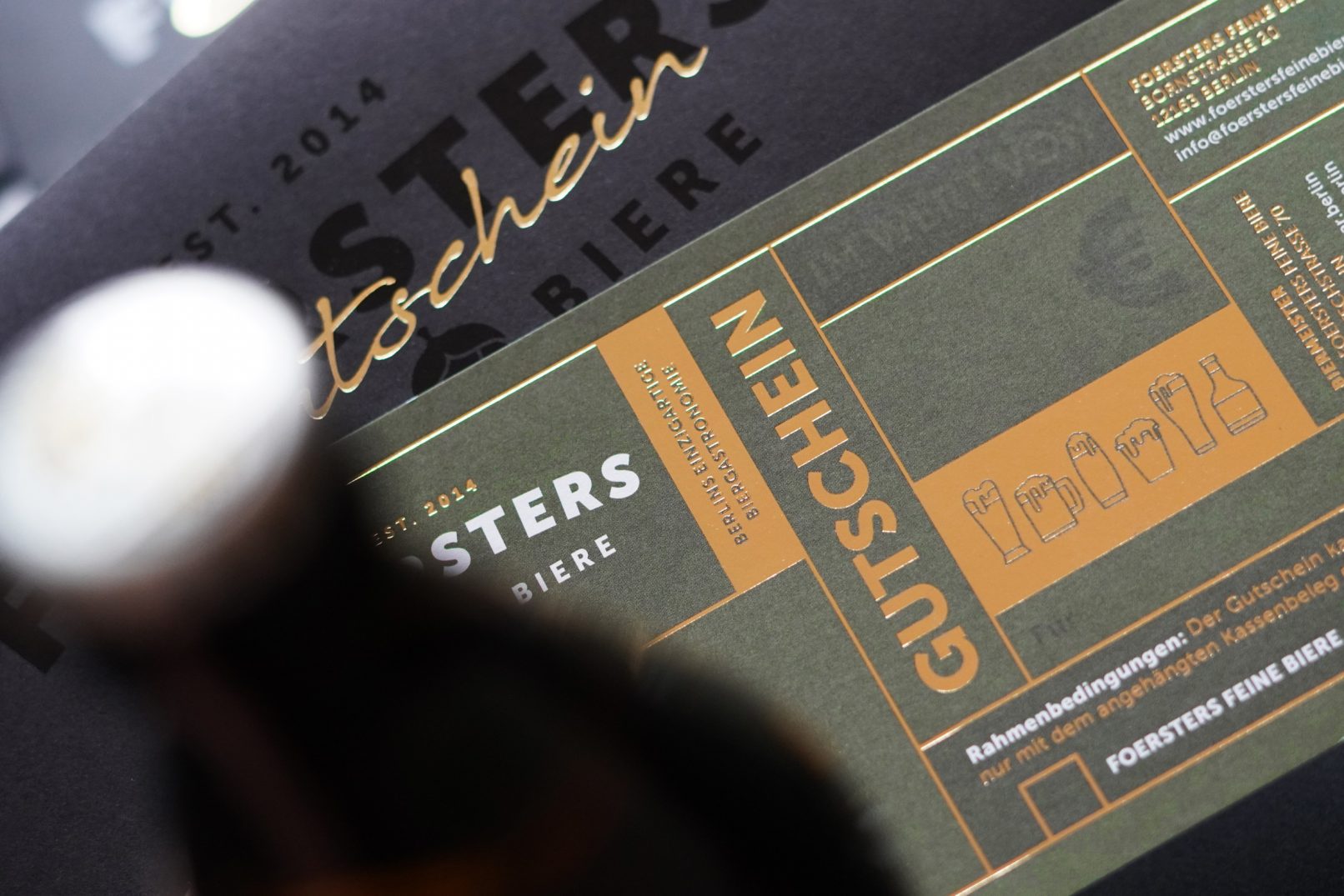 Premiumgutschein Design