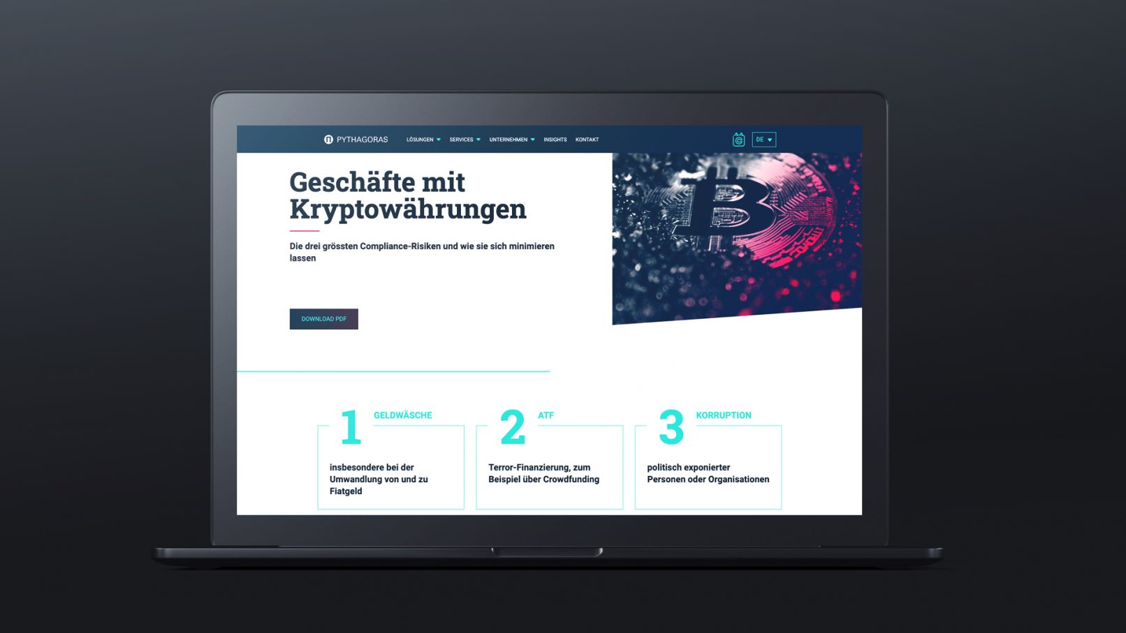 Pythagoras Compliance Webdesign