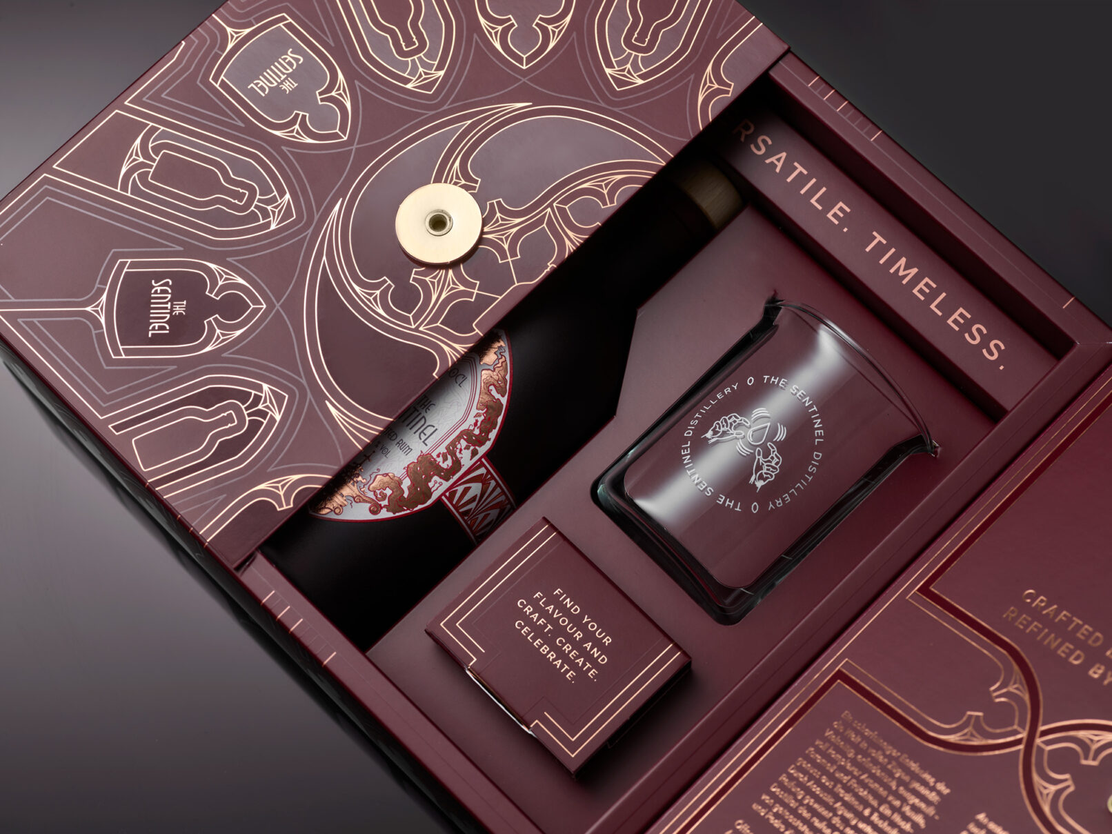 Sentinel Rum Geschenkbox Packaging Design