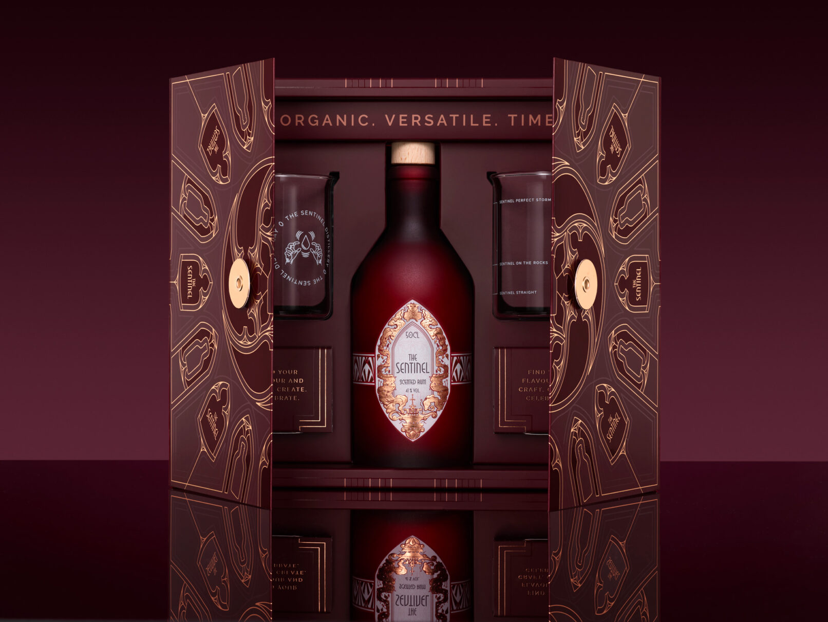 Sentinel Rum Geschenkbox Packaging Design